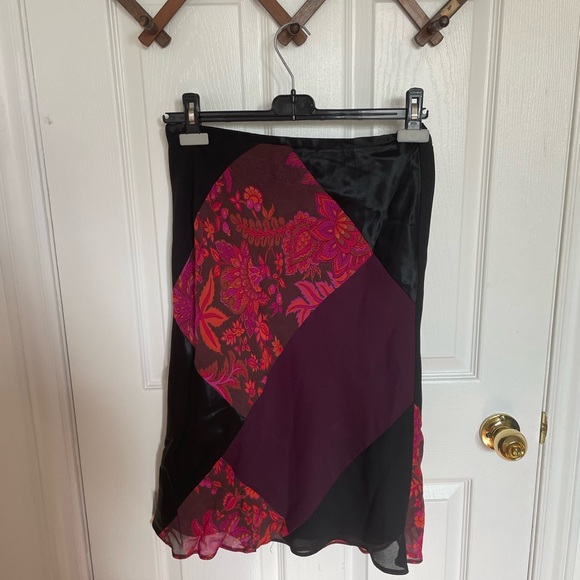 Whimsigoth patchwork midi skirt - Picture 2 of 3